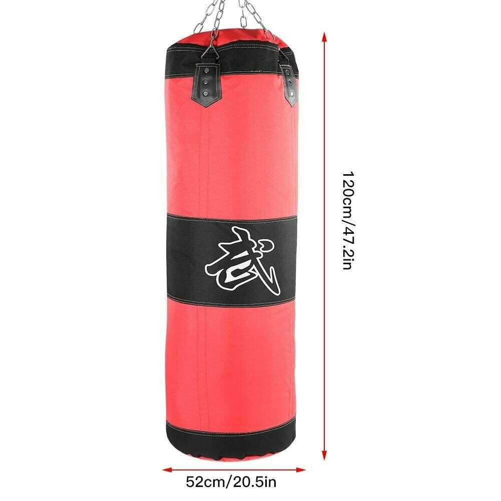 Complete Set Of Quanwan Boxing Training Kit (Unfilled Punching Bag & Full Accessory Kit)