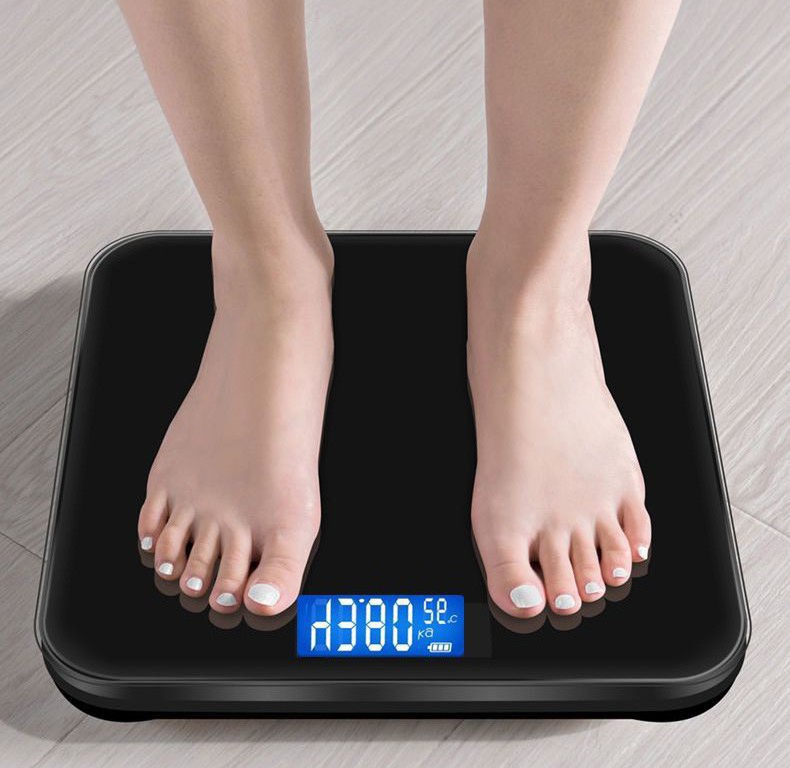 Tempered Glass Digital Weight Scale 26cm Square